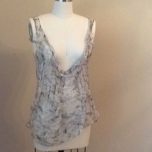 Marni Printed silk chiffon top size 44